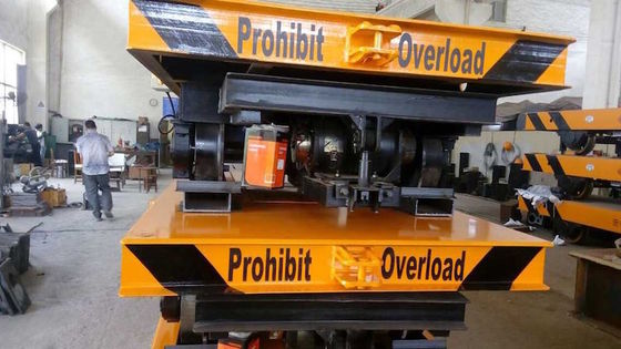 6 Ton Capacity Battery Powered Rail Transfer Trolley with 36V Battery and 30 m/min Working Speed