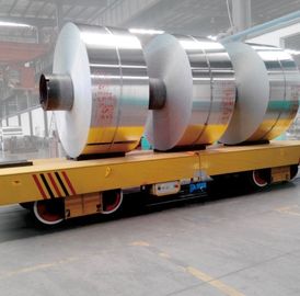 63 Ton Heavy Load Steel Tube Handling Flat Bed Cart For Transporting Heavy Cargoes