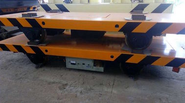 Workshop Use Heavy Duty Motorized Rail Cart Trolley With 16 Ton / Push Button Control