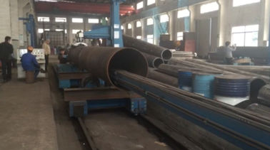 12m Length CNC Pipe Making Machine With Lincoln Welding Source