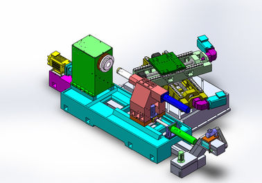 High Speed CNC Metal Spinning Lathe For Carbon Steel / Aluminum / Copper Material