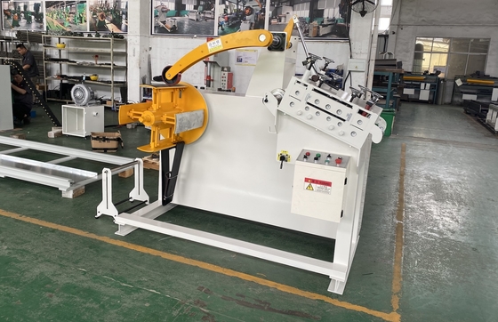 Go-400 2 In 1 Coil Open And Plate Flattening Machine Matched With Press Machine