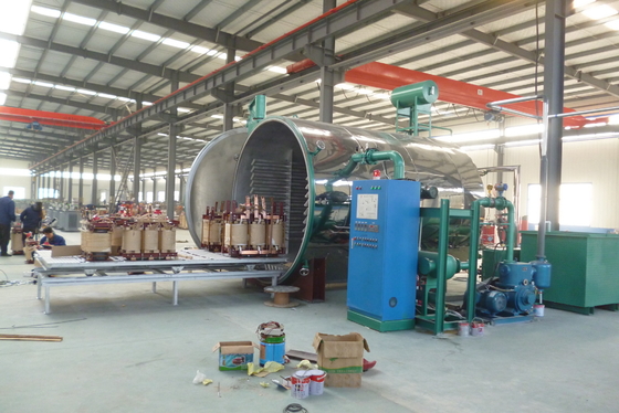 Round Shape Vacuum Drying Equipment For Oil Type Power Transformer