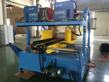 Medium Transformer Manufacturing Machinery , Automatic Corrugated Plate Welding Machine