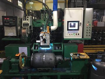 Gas Bottle Welding Cnc Spinning Lathe Machine For Natural Gas Pressure Vessel Making