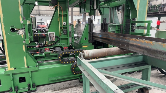 High Speed CNC Beam 3D Drilling Machine 7 Axis High Efficiency And Accuracy